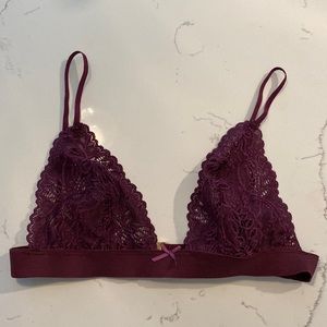 For Love and Lemons Skivvies Triangle Bra XS/S NWT
